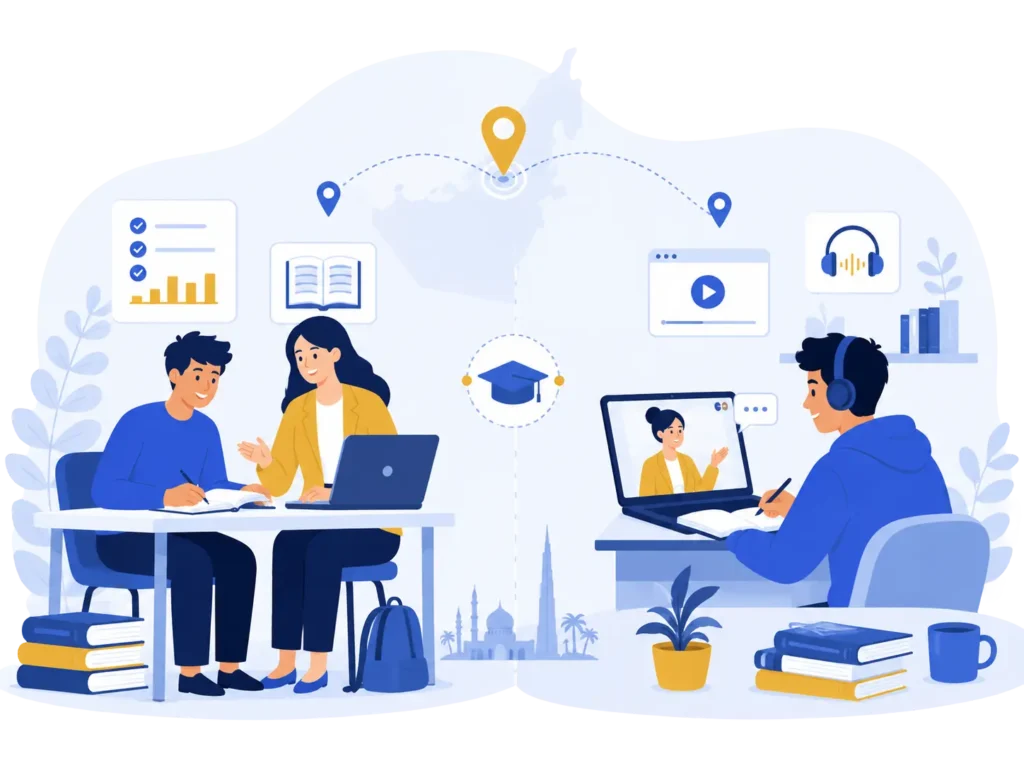 online pte class in uae